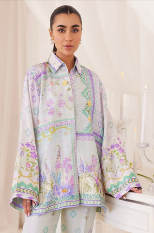 FARAH TALIB AZIZ ‘LEA FALL’24 | SKY BLUE MATCHING SET