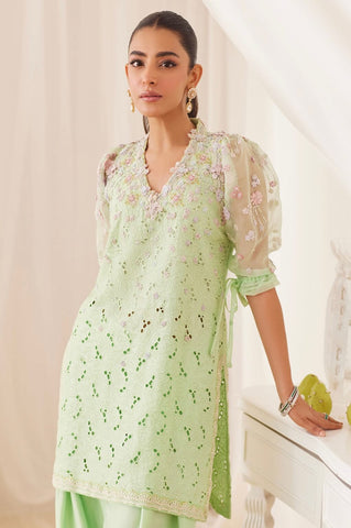 FARAH TALIB AZIZ ‘LEA FALL’24 | NIKOL MINT HAND EMBELLISHED SET