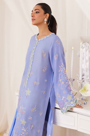 FARAH TALIB AZIZ ‘LEA FALL’24 | LEESHA PERIWINKLE BLUE SET