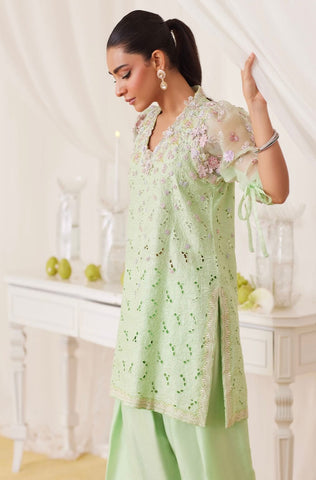 FARAH TALIB AZIZ ‘LEA FALL’24 | NIKOL MINT HAND EMBELLISHED SET