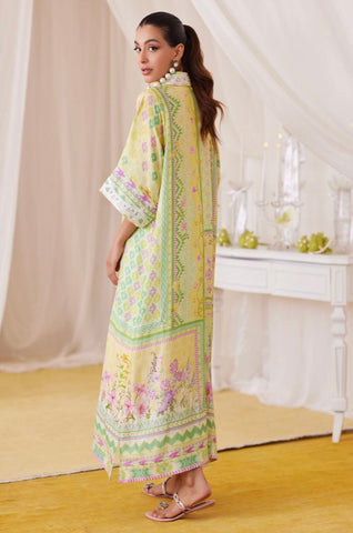 FARAH TALIB AZIZ ‘LEA FALL’24 | BUTTER YELLOW SHIRT DRESS