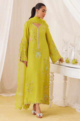 FARAH TALIB AZIZ ‘LEA FALL’24 | MARIJA KIWI GREEN EMBRODIERED SET