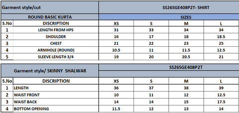 SANA SAFINAZ SPRING SUMMER PRET’26 | SS26SGE408P2T