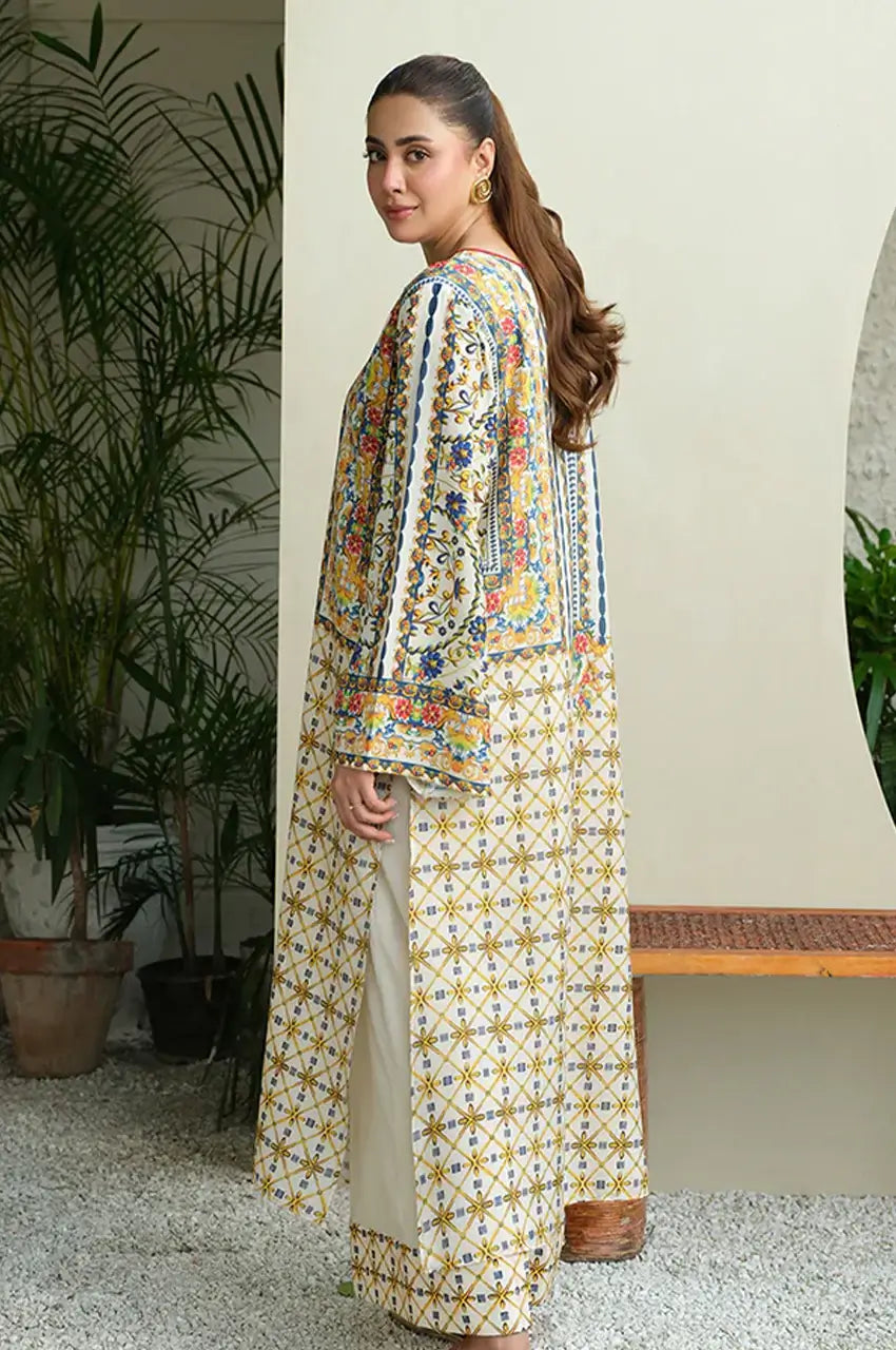 SUMAIRA AURANGZEB ‘FALL CRAZE’24 | LEMON SWIRL