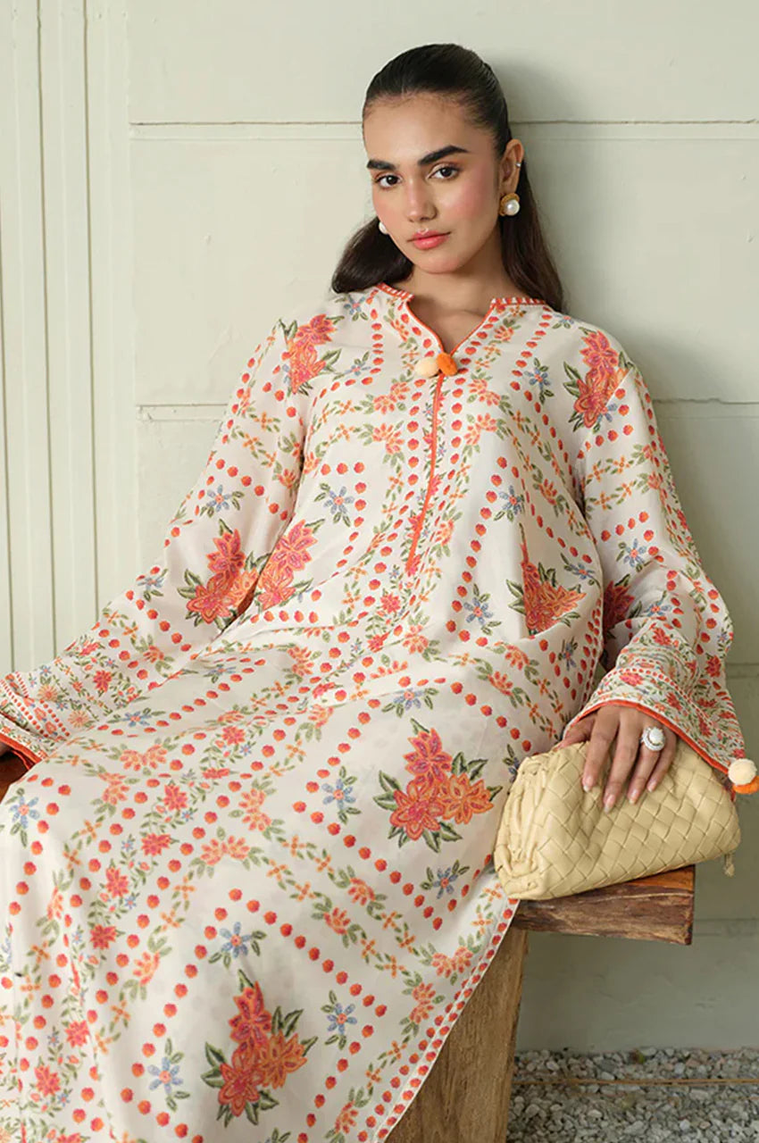 SUMAIRA AURANGZEB ‘FALL CRAZE’24 | ORANGE CREAMSICLE