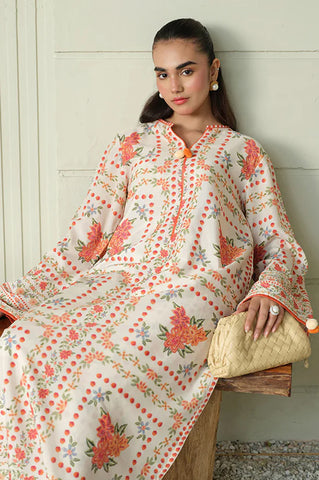 SUMAIRA AURANGZEB ‘FALL CRAZE’24 | ORANGE CREAMSICLE