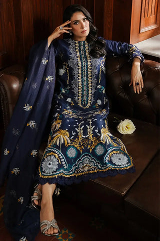 CROSS STITCH ‘SATIN DE LUXE’24 | CELESTIAL NAVY