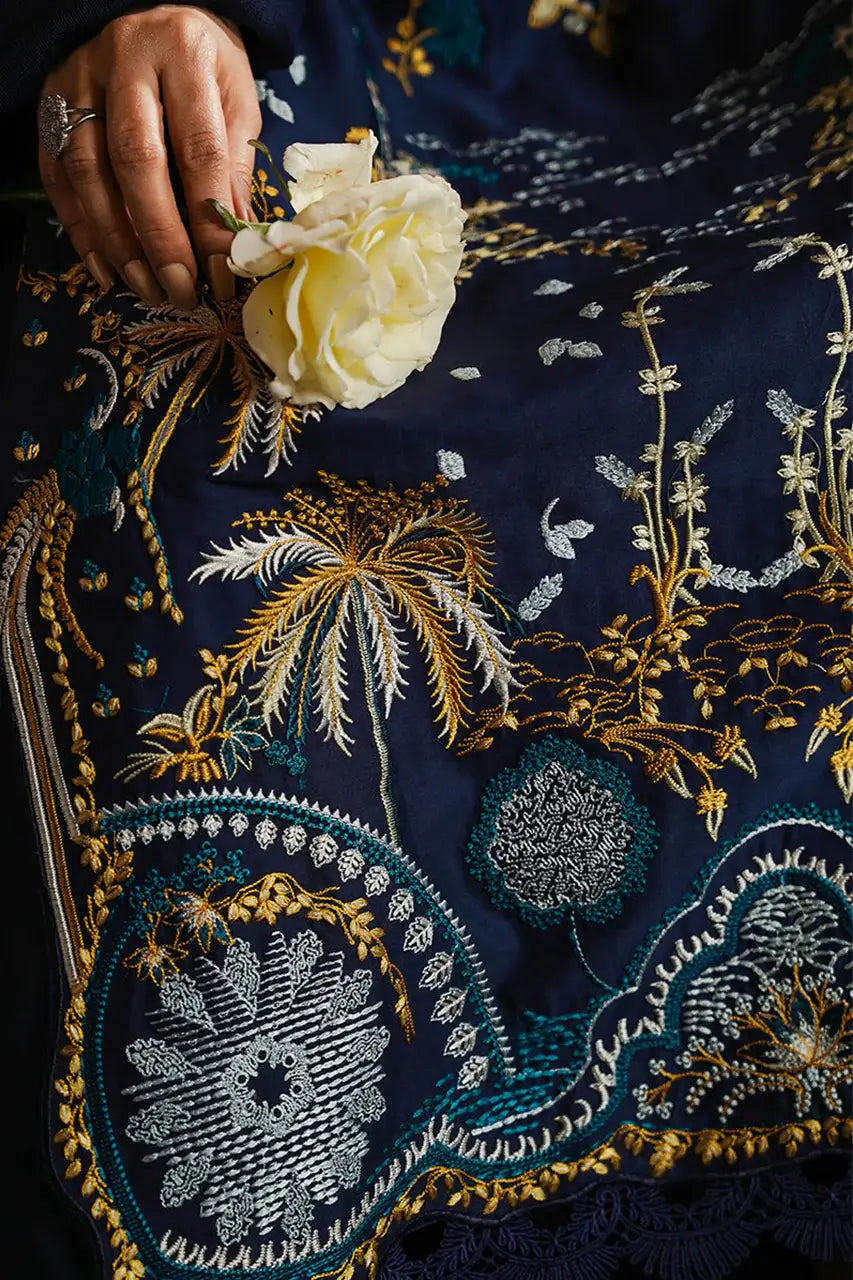 CROSS STITCH ‘SATIN DE LUXE’24 | CELESTIAL NAVY