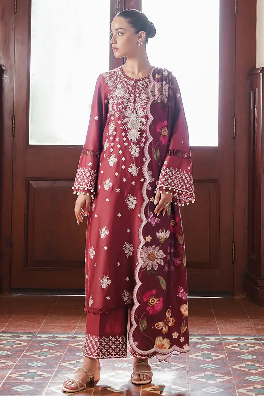 CROSS STITCH ‘SATIN DE LUXE’24 | DEEP BERRY