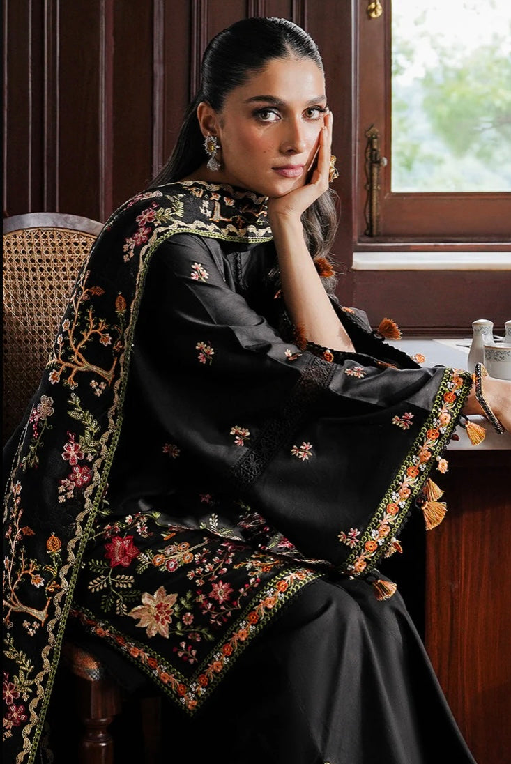 CROSS STITCH ‘SATIN DE LUXE’24 | RAVEN BLOSSOM