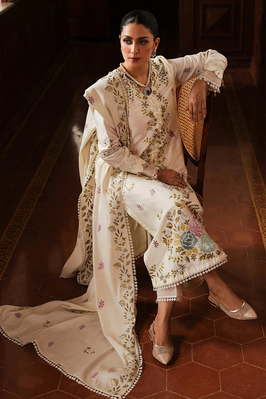 CROSS STITCH ‘SATIN DE LUXE’24 | IVORY GARDEN