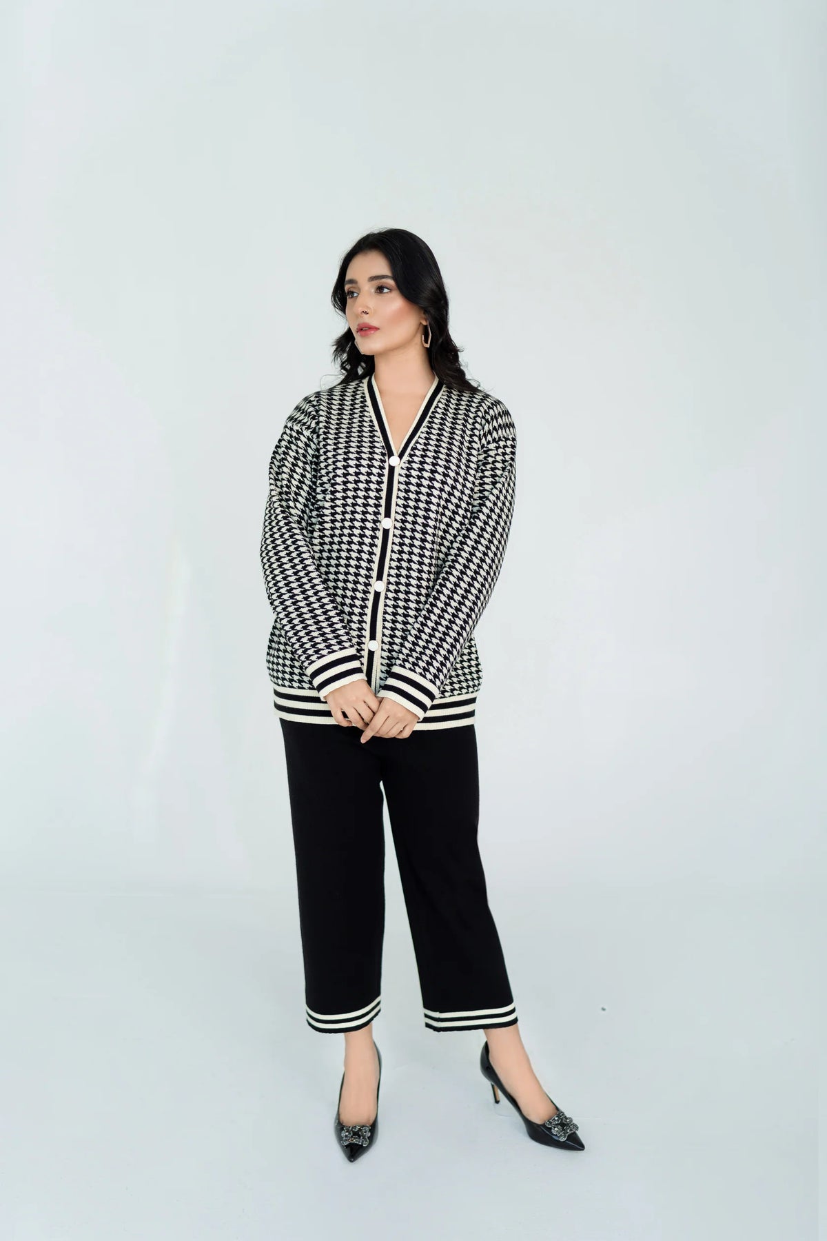 SHOO MIMOSO | HOUNDSTOOTH BLACK SET
