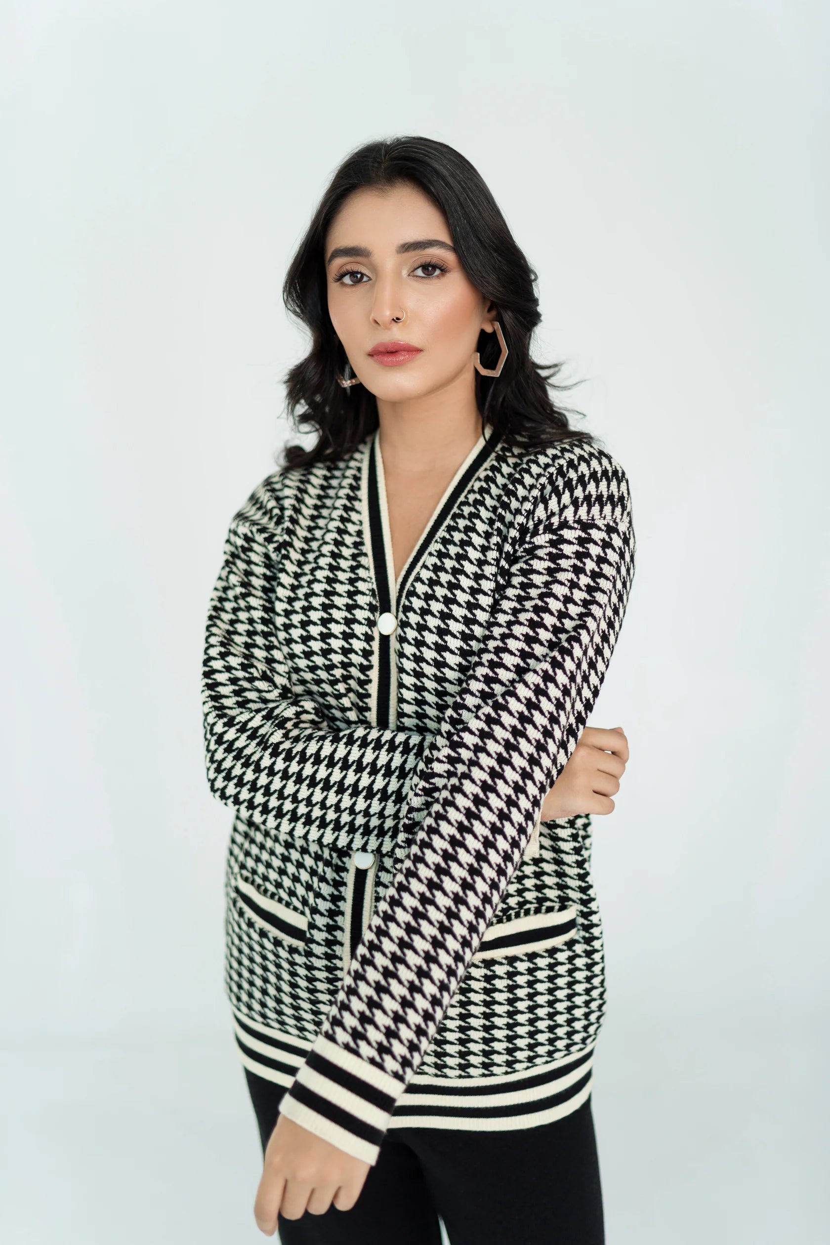 SHOO MIMOSO | HOUNDSTOOTH BLACK SET