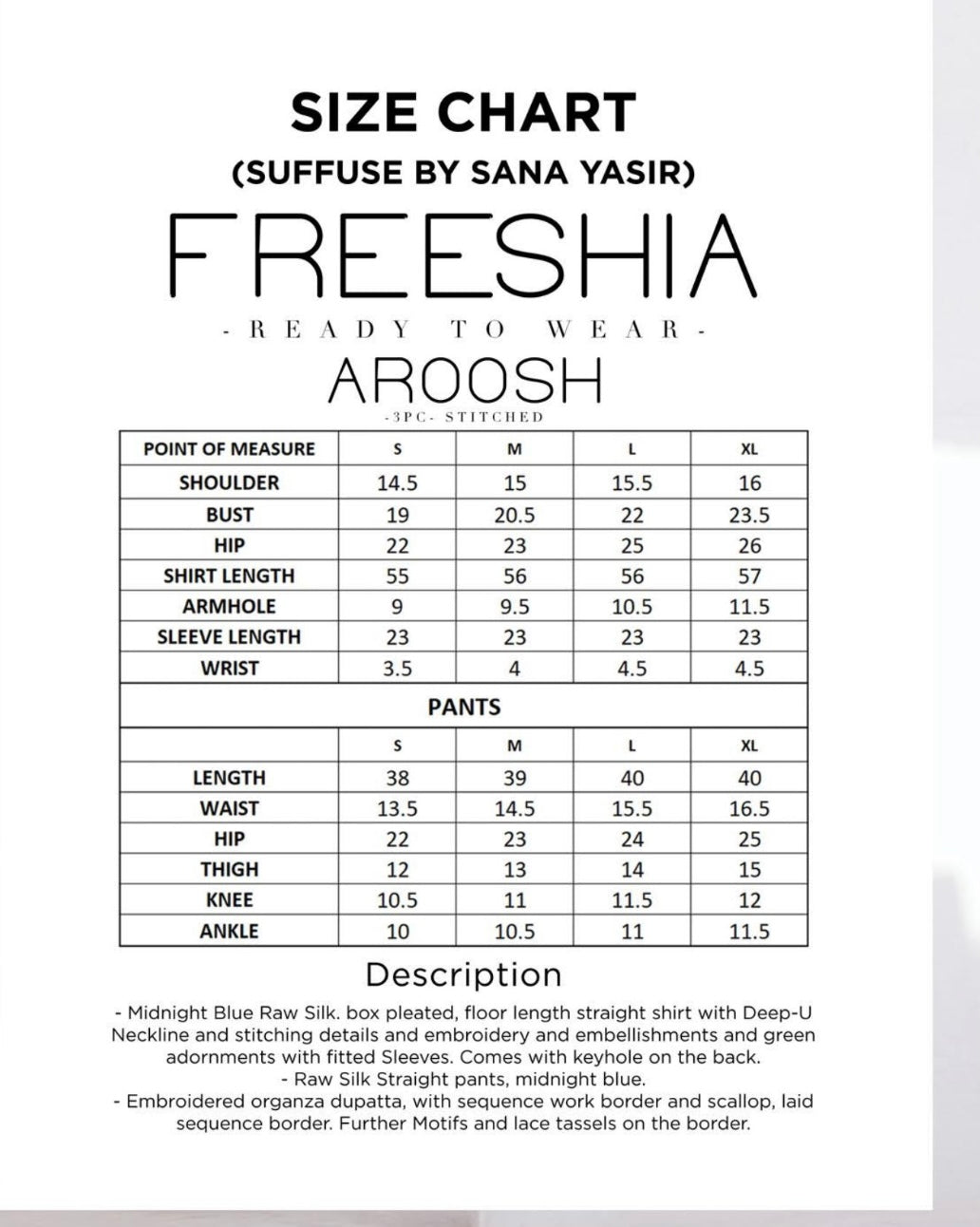 SUFFUSE FREESHIA RTW’24 | AROOSH