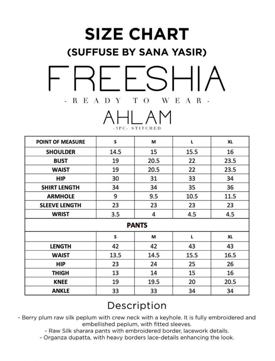 SUFFUSE FREESHIA RTW’24 | AHLAM