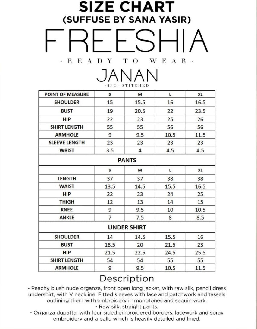 SUFFUSE FREESHIA RTW’24 | JANAN