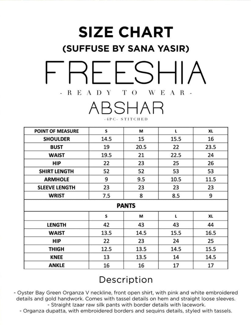 SUFFUSE FREESHIA RTW’24 | ABSHAR