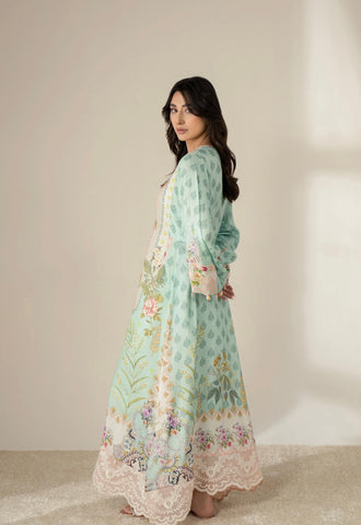 AMMARA KHAN AK PRINTS’24 | FLORAL BOHO GLAM KAFTAN
