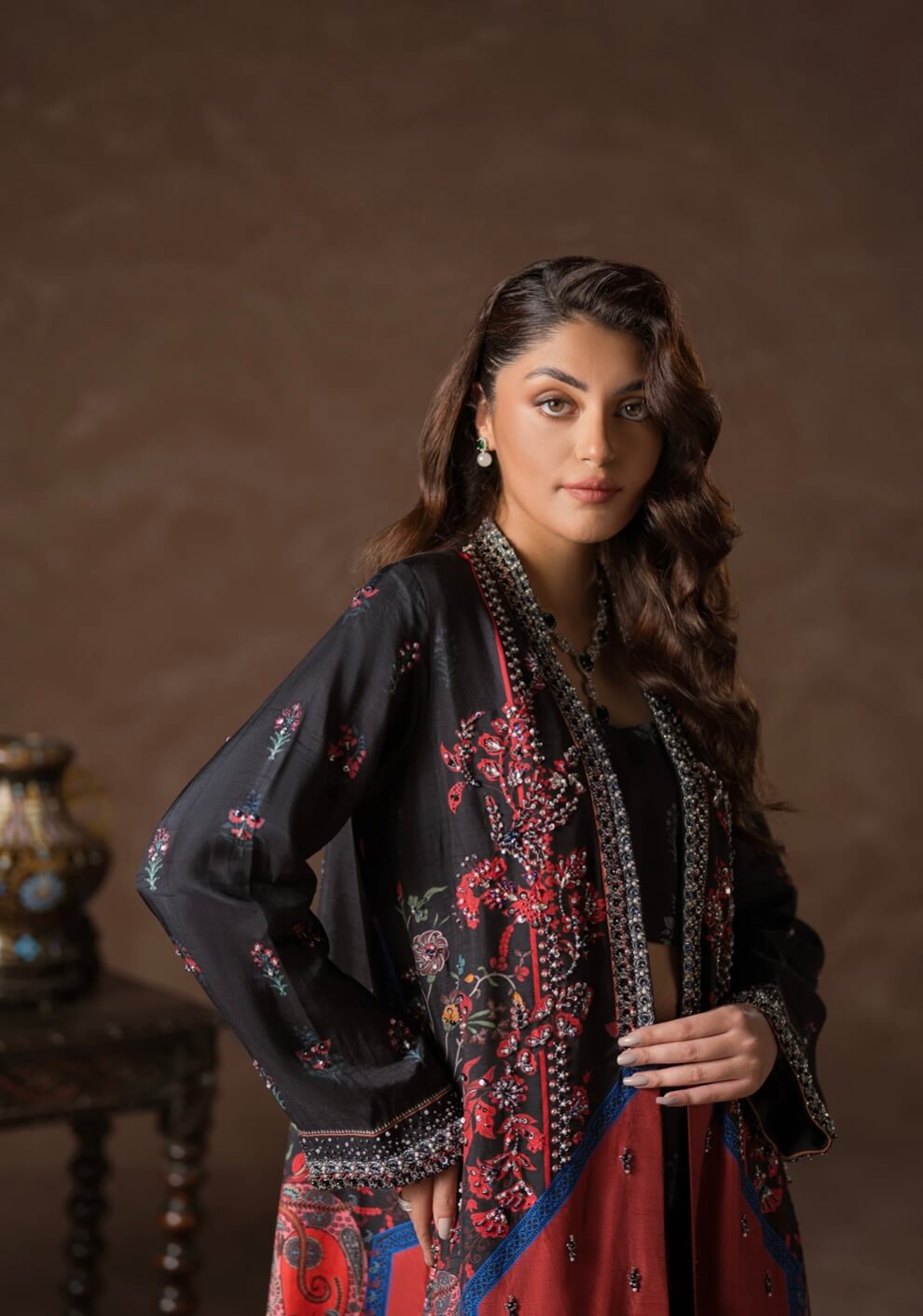 AMMARA KHAN AK PRINTS’24 | COSMOPOLITAN JACKET SET