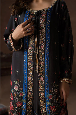 AMMARA KHAN AK PRINTS’24 | COOL BLACK COSMOPOLITAN SET