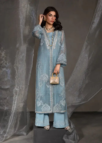 SAIRA SHAKIRA ZARAE LUXURY PRET’24 | CYAN