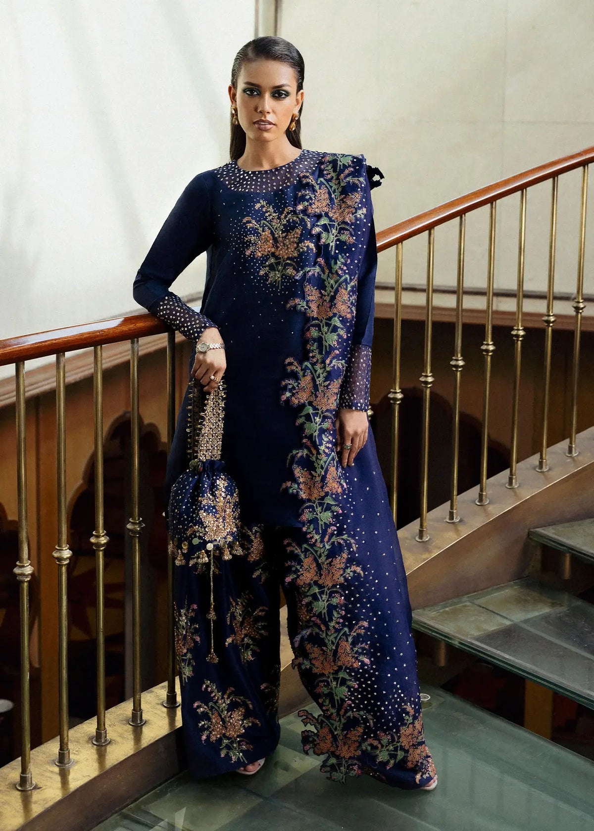 HUSSAIN REHAR LUXURY PRET ‘BASIC NOT BASIC’24 | NOCTURNE