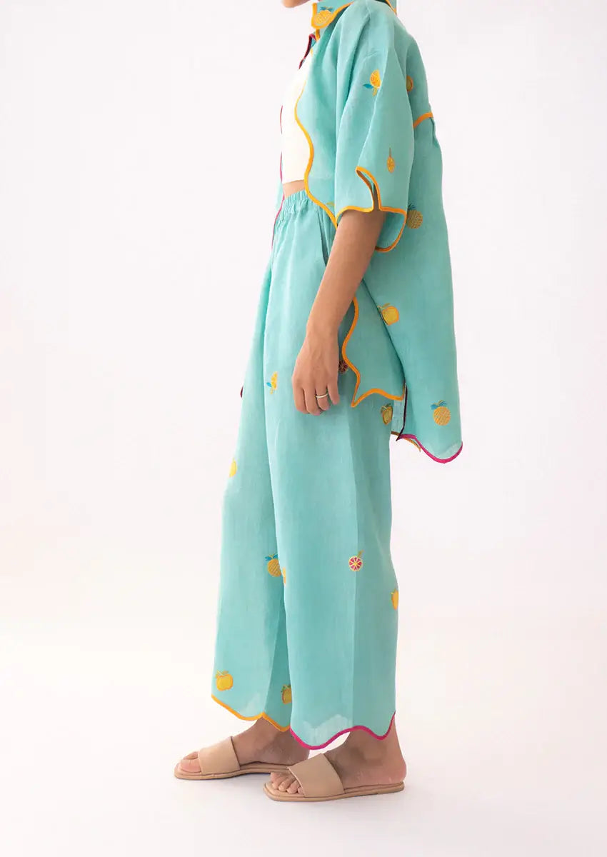 TIYA BY SANIA MASKATIYA RTW DROP 1 | MILA TURQUOISE