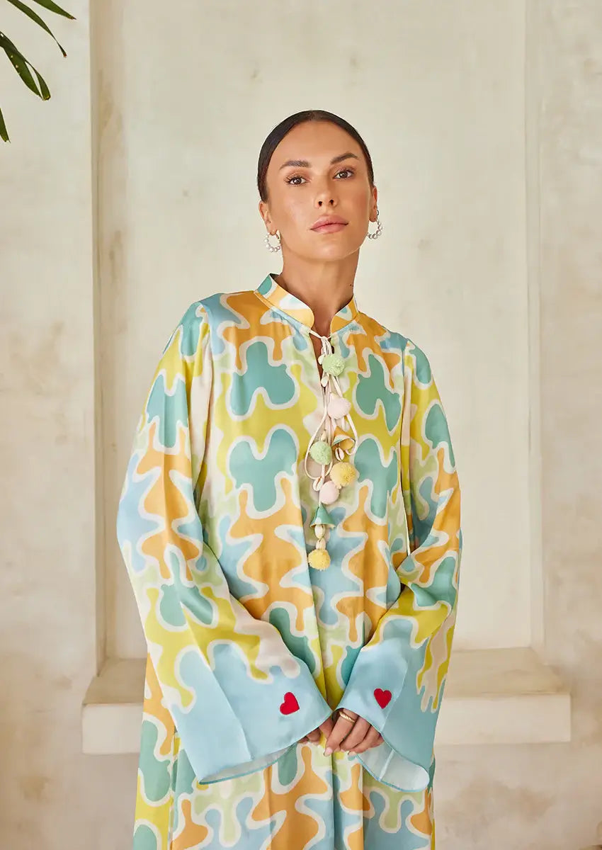 TIYA BY SANIA MASKATIYA RTW DROP 1 | MAE ICE BLUE