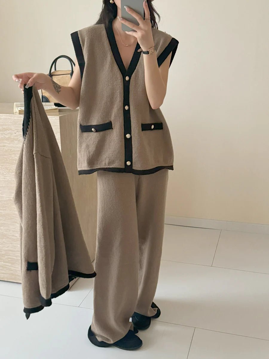 HASSAL AUTUMN WINTER’24 | GENEVA 3PC KNIT SET
