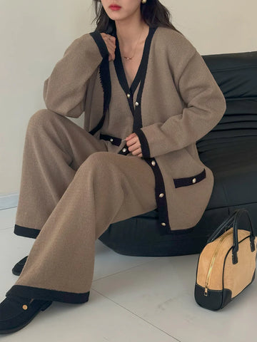 HASSAL AUTUMN WINTER’24 | GENEVA 3PC KNIT SET