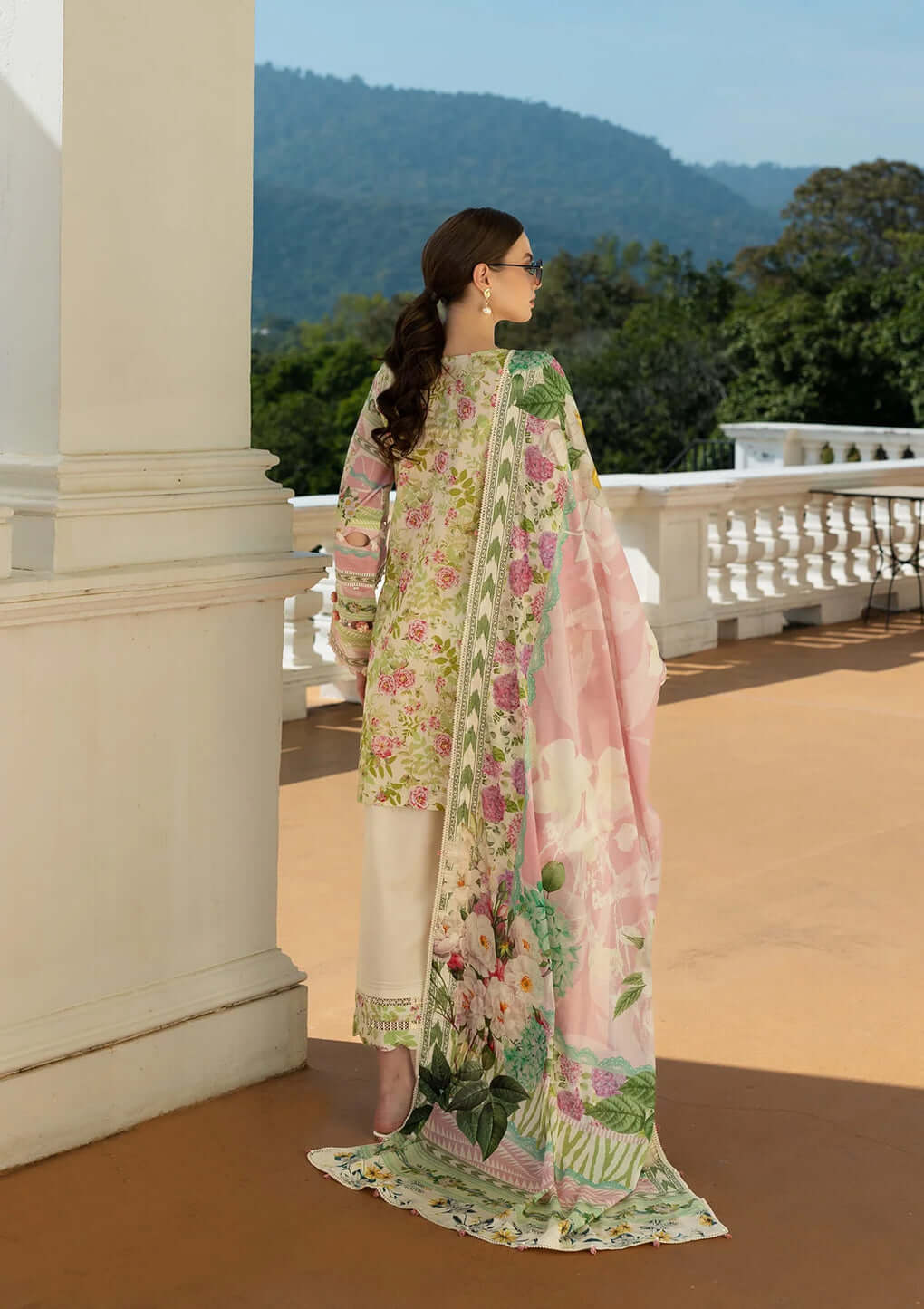 ELAF PRINTS COLLECTION’25 | EPE-01A THISTLE & ROSE