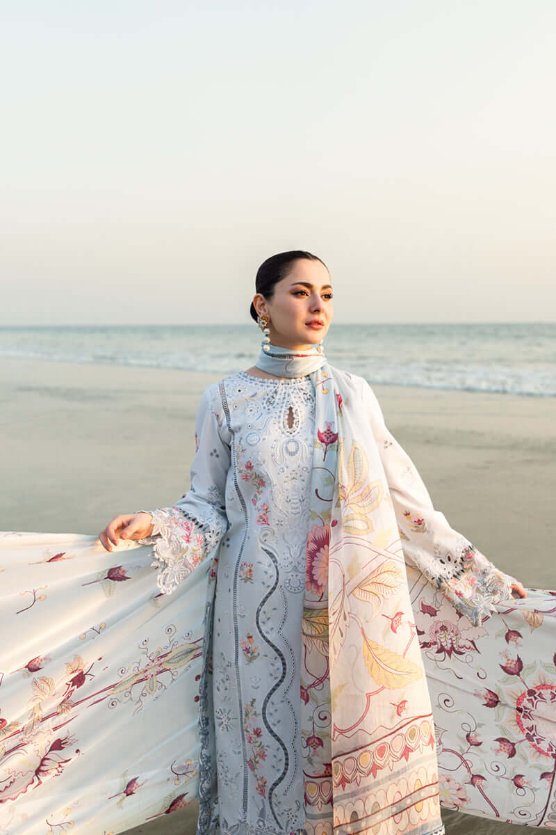 QALAMKAR SAHIL LUXURY LAWN’25 | ISABELLA
