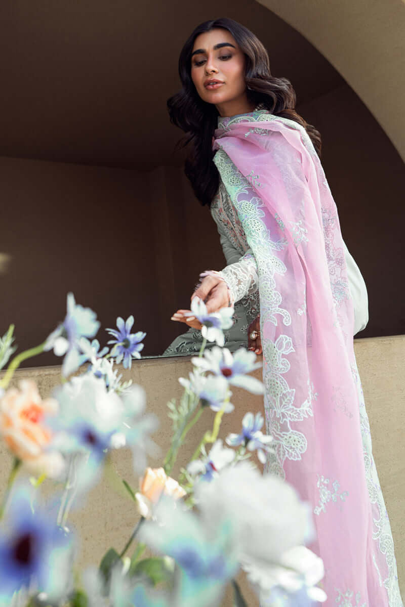 QALAMKAR SAHIL LUXURY LAWN’25 | CHLOE