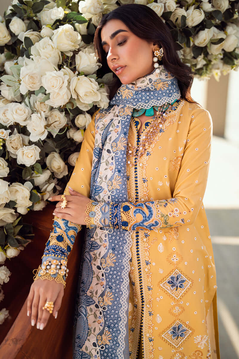 QALAMKAR SAHIL LUXURY LAWN’25 | NATALIE