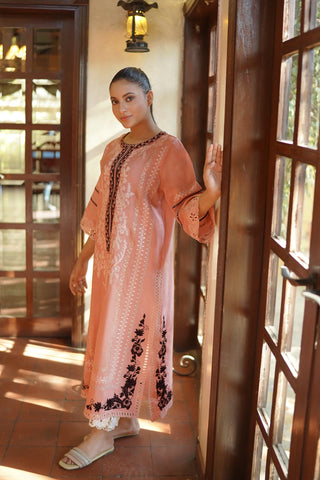 ZAINAB | TEA PINK LONG DRESS
