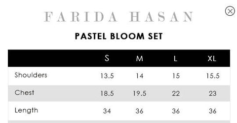 FARIDA HASAN SUNLIT FLORAL EID EDIT’25 | PASTEL BLOOM SET