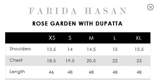 FARIDA HASAN SUNLIT FLORAL EID EDIT’25 | ROSE GARDEN WITH DUPATTA