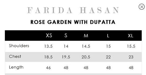 FARIDA HASAN SUNLIT FLORAL EID EDIT’25 | ROSE GARDEN WITH DUPATTA