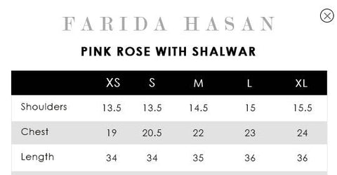 FARIDA HASAN SUNLIT FLORAL EID EDIT’25 | PINK ROSE WITH SHALWAR