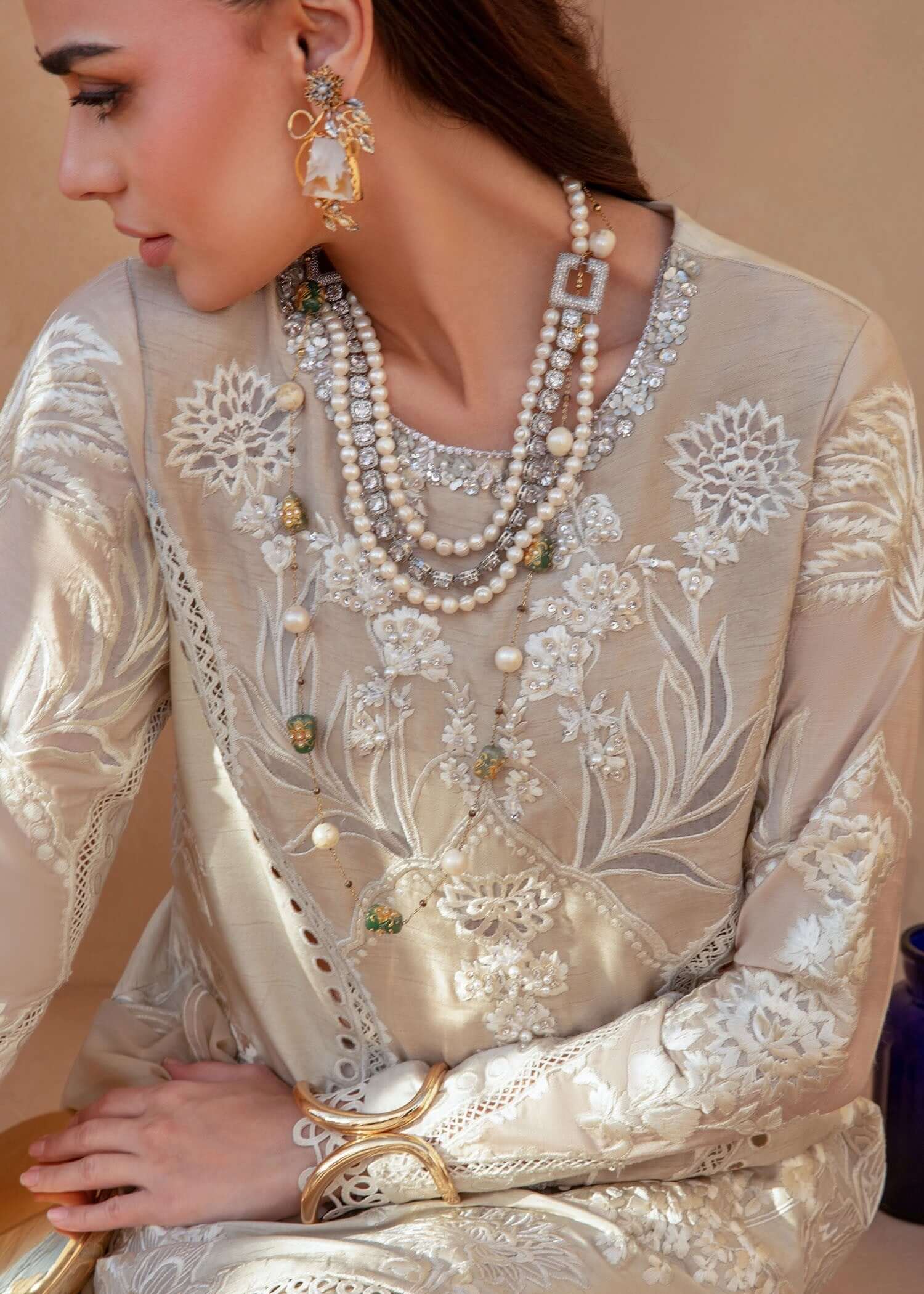 SAIRA SHAKIRA NOVA EID COLLECTION’25 | LATTE GLOW