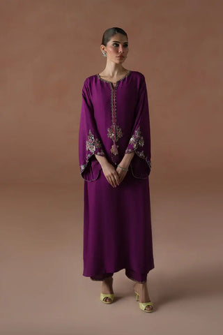 AMMARA KHAN ‘FLO LUXURY FESTIVE COLLECTION’25 | MAGENTA GLAM SET