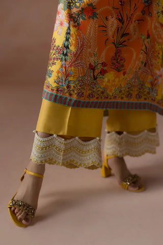 AMMARA KHAN ‘FLO LUXURY FESTIVE COLLECTION’25 | MANGO SLUSH SET