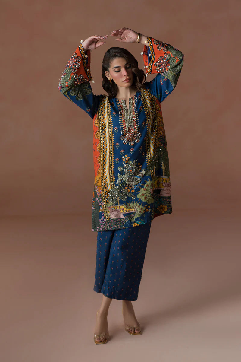 AMMARA KHAN ‘FLO LUXURY FESTIVE COLLECTION’25 | MODERN MUGHAL CORD SET