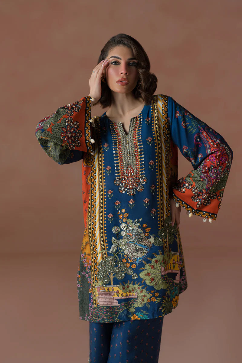 AMMARA KHAN ‘FLO LUXURY FESTIVE COLLECTION’25 | MODERN MUGHAL CORD SET