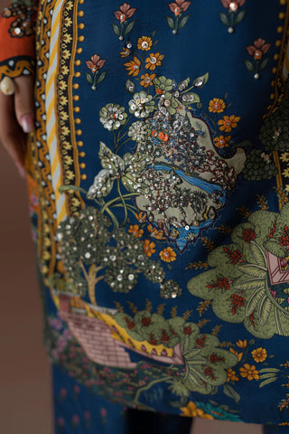 AMMARA KHAN ‘FLO LUXURY FESTIVE COLLECTION’25 | MODERN MUGHAL CORD SET
