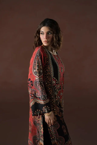 AMMARA KHAN ‘FLO LUXURY FESTIVE COLLECTION’25 | MODERN MUGHAL KAFTAN SET