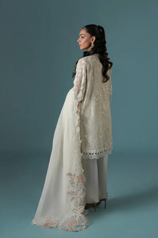 AMMARA KHAN ‘FLO LUXURY FESTIVE COLLECTION’25 | PEARL SPRING LILY SHALWAR SET
