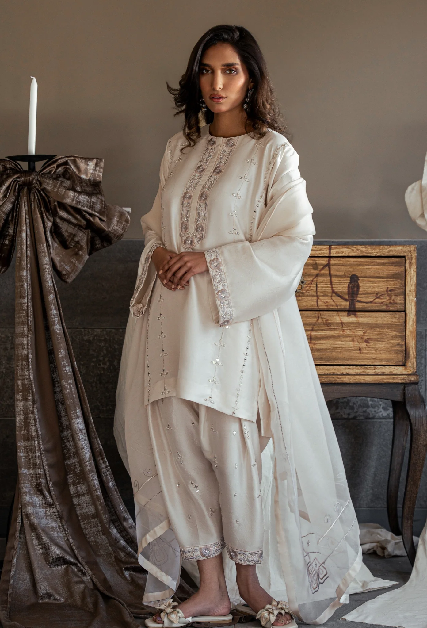 HINA MOHAMED LUXURY EDIT’25 | AZURA SET IN WHITE