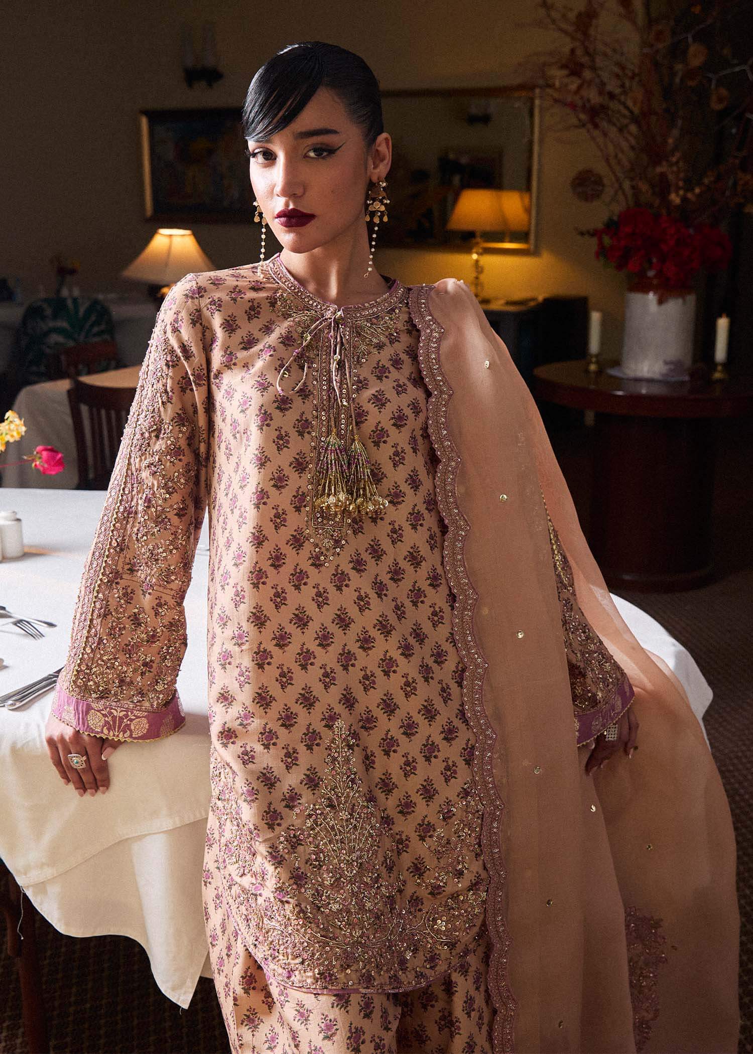 HUSSAIN REHAR SPRING SUMMER LUXURY PRET’25 | FRAN