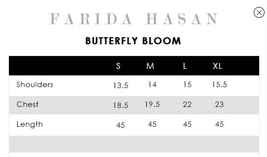 FARIDA HASAN ‘PICNIC BASICS’25 | BUTTERFLY BLOOM